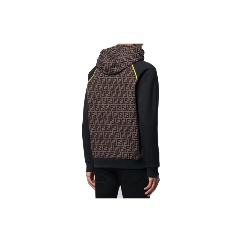 FENDI Sweatshirts Men Dark Coffee-3