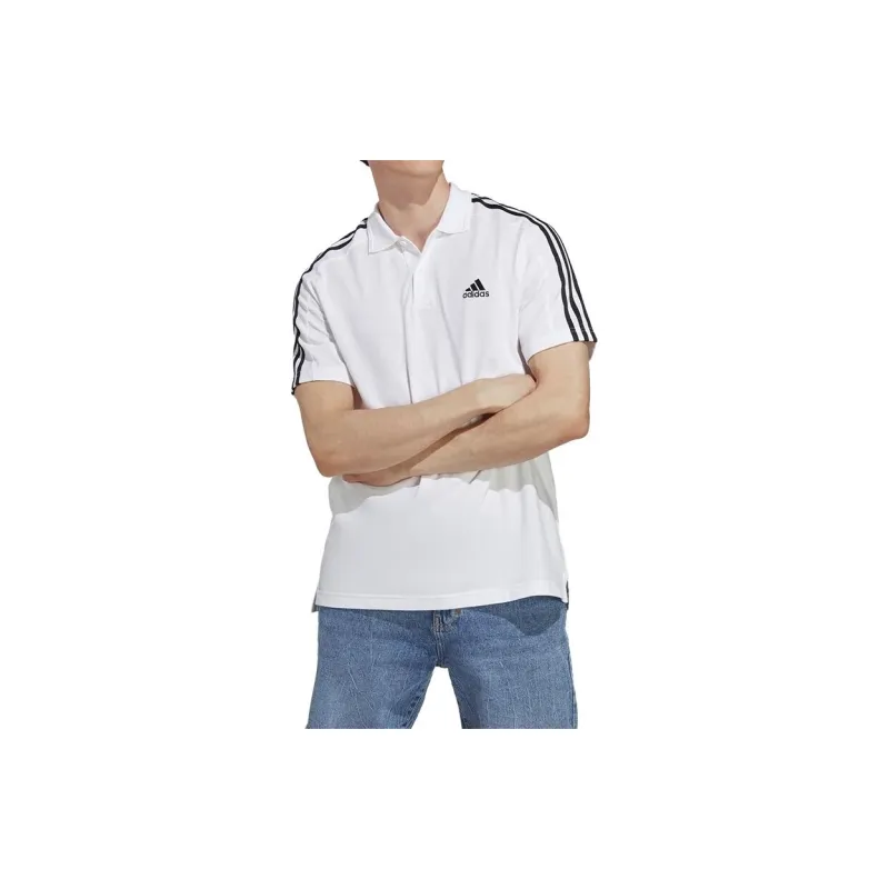 Adidas Polo Shirts Men White-1