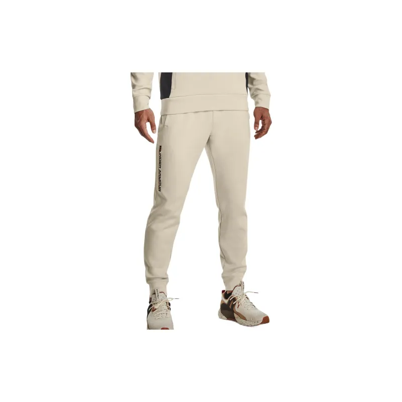 Under Armour Summit Knitted Sweatpants Men's Beige-2