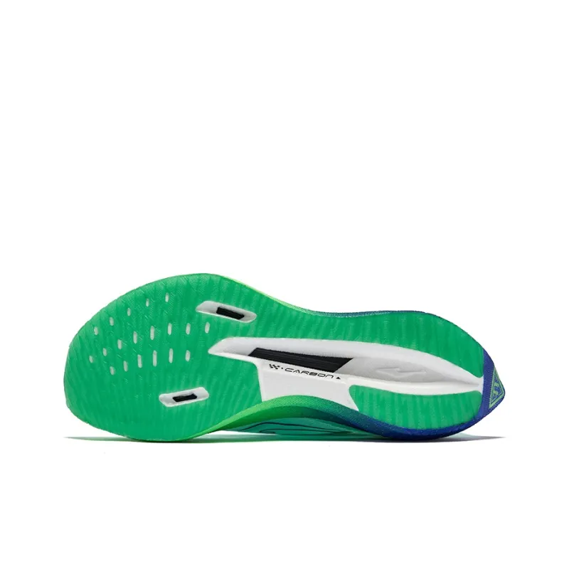 Erke Zhi Jing 2.5 Cushioning Breathable Rebound Low Top Running Shoes Men's Fluorescent Color Scheme-4