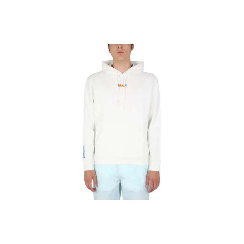 McQ Alexander McQueen Abstract Print Drawstring Hoodie-2