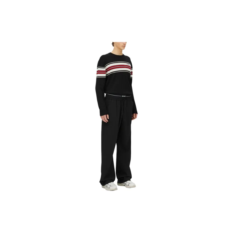 MSGM Chest Stripe Jumper-3