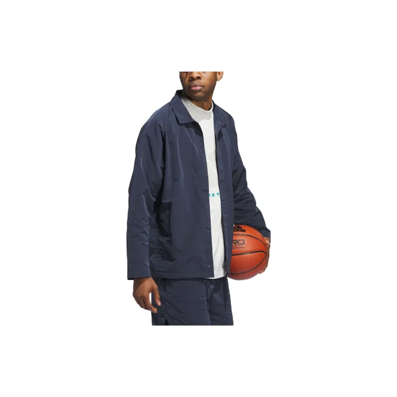 Adidas Free Shipping With AdiClub Adidas Basketball Coach Jacket Gender Neutral-3