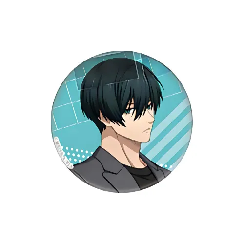 Animate Blue Lock X Round1 Collaboration Collectible Laser Box Egg Badges