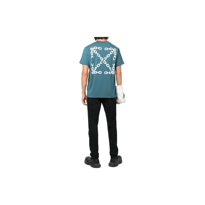 OFF WHITE Chain Arrow Slim S/S Tee-1
