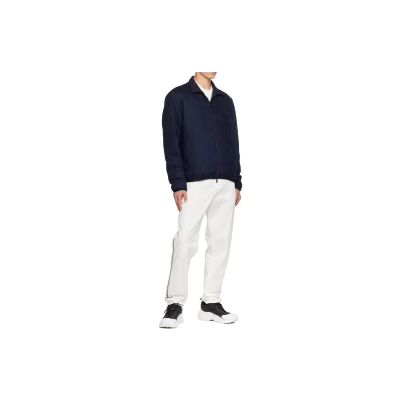 Moncler Jackets Coats Men's Navy Blue-4