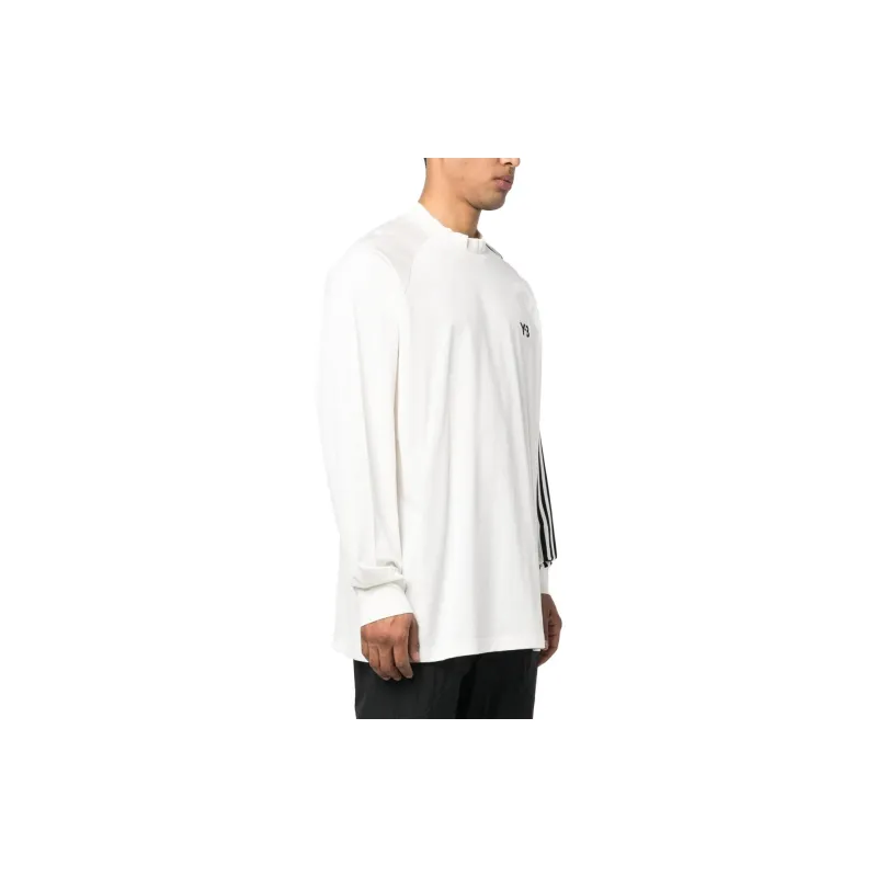 Y-3 Long-Sleeved Logo Printed T-Shirt-3