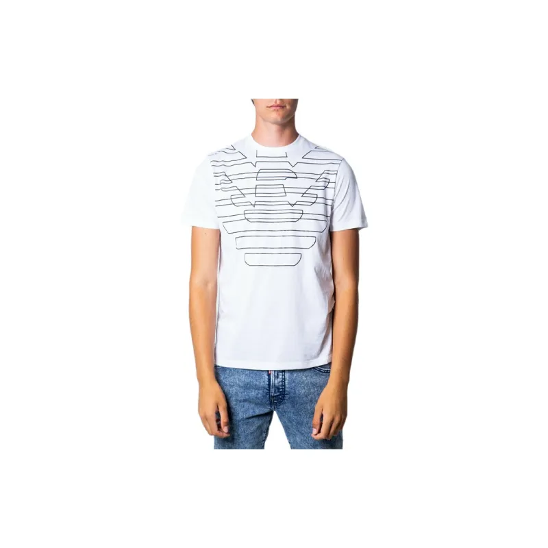 EMPORIO ARMANI T Shirts Men White-2