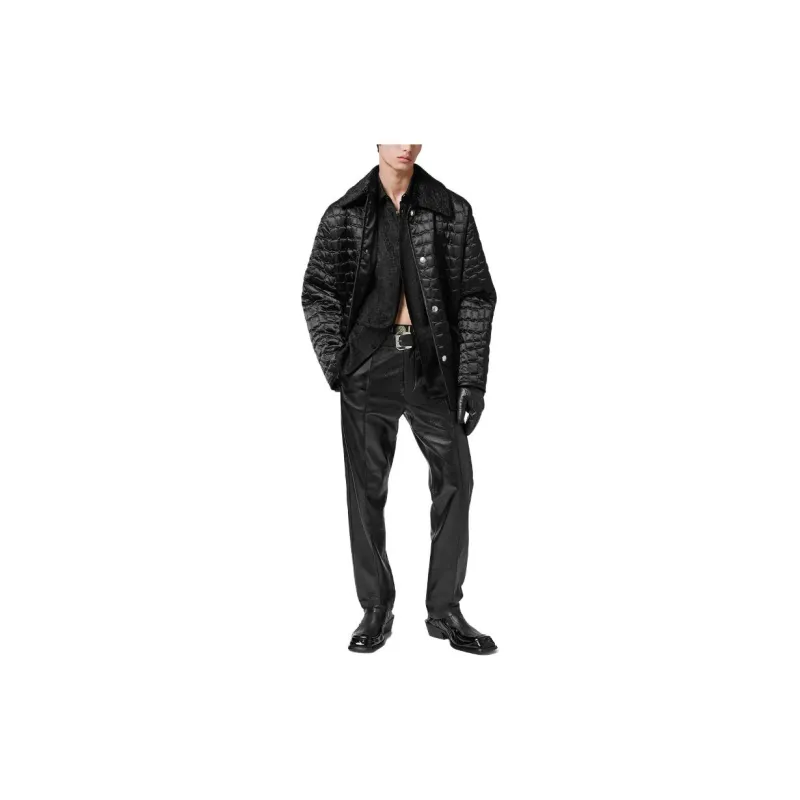 VERSACE Crocodile Jacquard Pattern Shirt-3