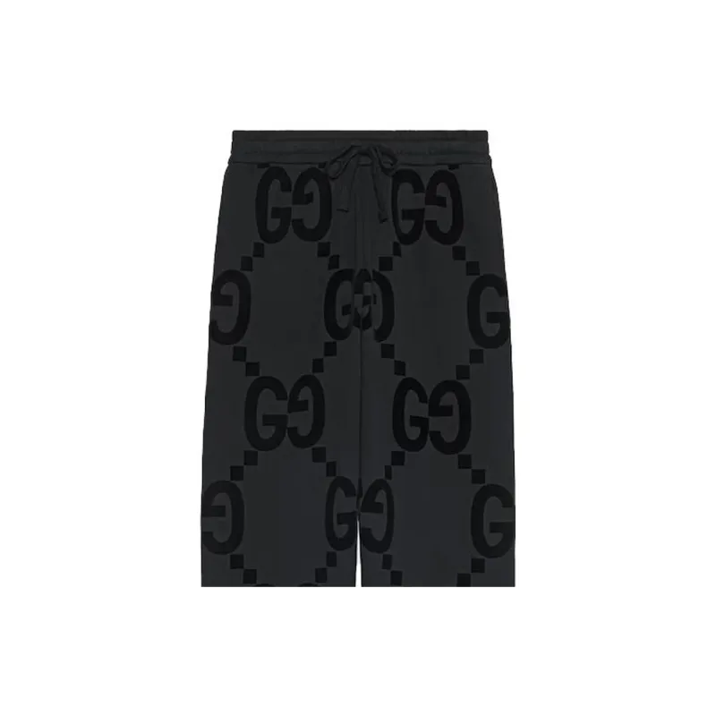 GUCCI SS24 Knitted Sweatpants Men's Black-5