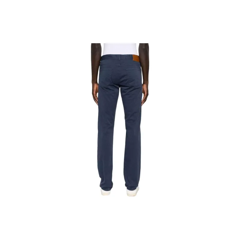 Canali Mid rise Straight leg Trousers-2