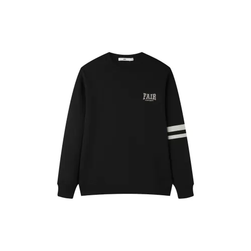 HLA Sweatshirts Men Black With F9 Inlay