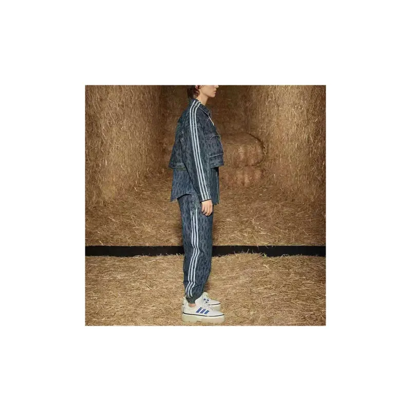 Adidas Ivy Park Monogram Denim Track Pants All Gender-10