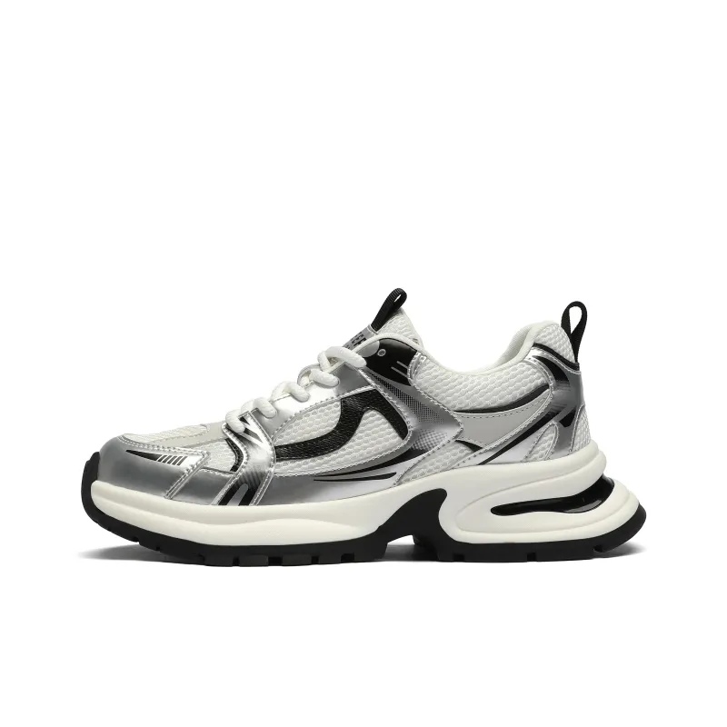 JEEP SPIRIT Anti Slip And Wear Resistant Breathable Low Top Casual Shoes Men's Moon Sand Silver-0