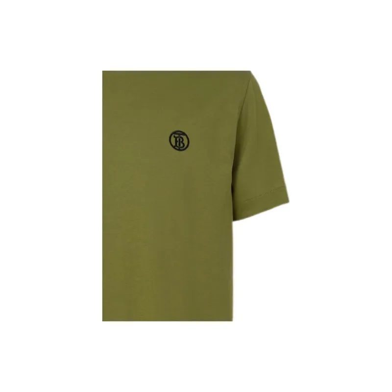 Burberry Monogram Motif Cotton T Shirt-5