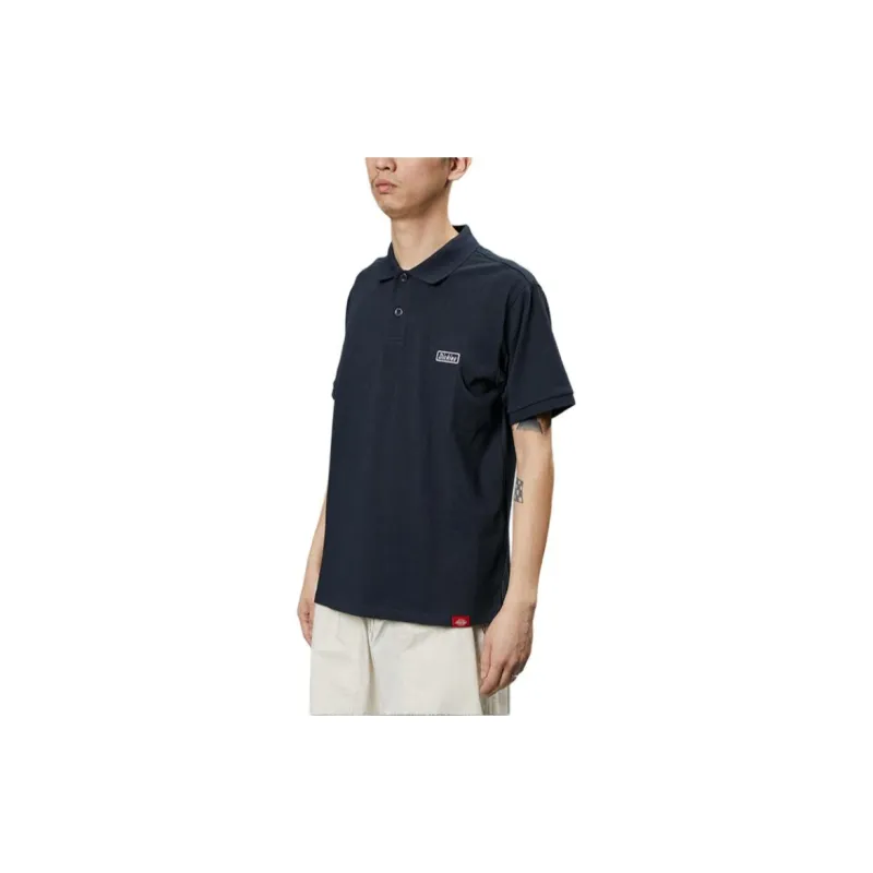Dickies Polo Shirt Unisex Workwear Blue-3