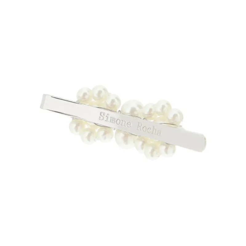 SIMONE ROCHA Pearl embellished Hair Clip-3