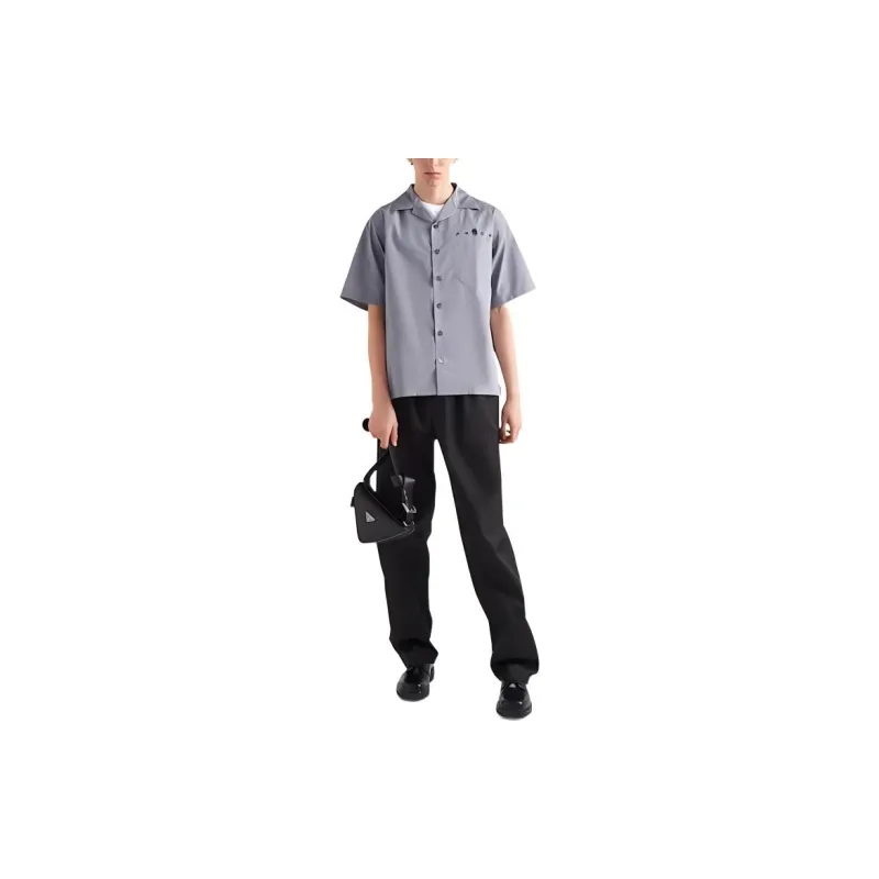 PRADA Shirts Men Gray-1