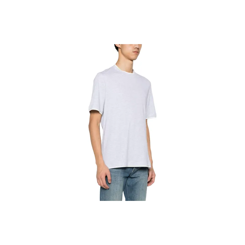 Brunello Cucinelli Layered Effect Crewneck T Shirt-0