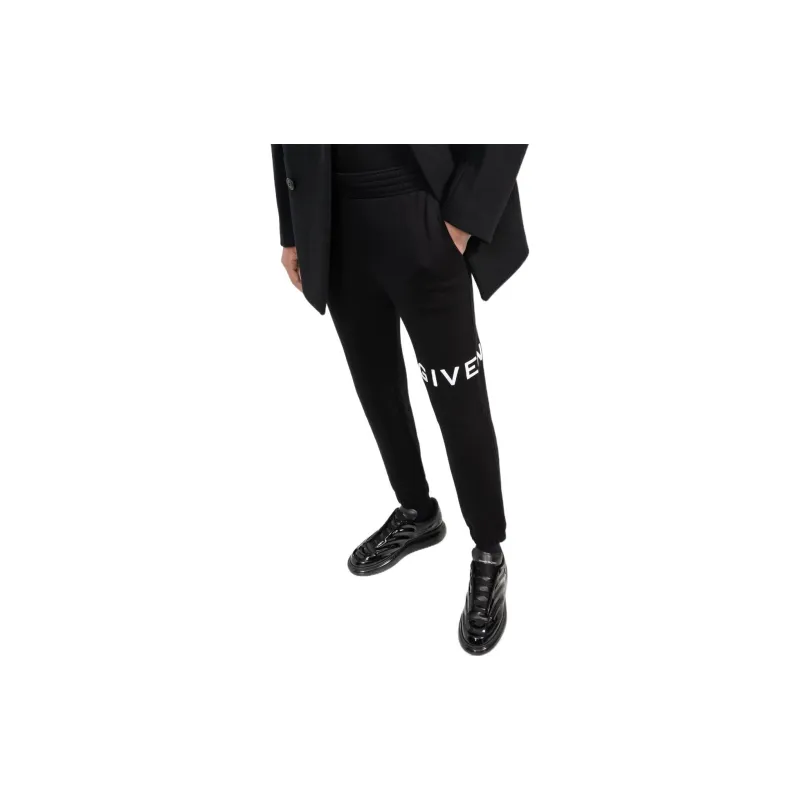 Givenchy Embroidered Logo Sweatpants-4