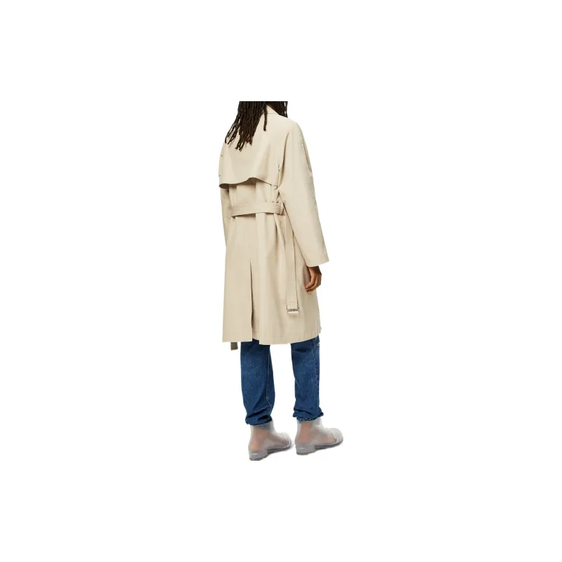 LOEWE Trench Coats Men Khaki-2