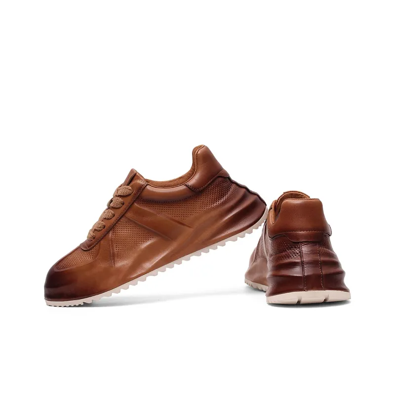 Daying Slip Resistant, Abrasion Resistant, Breathable, Height Increasing Low Top Chunky Sneakers Men's-4