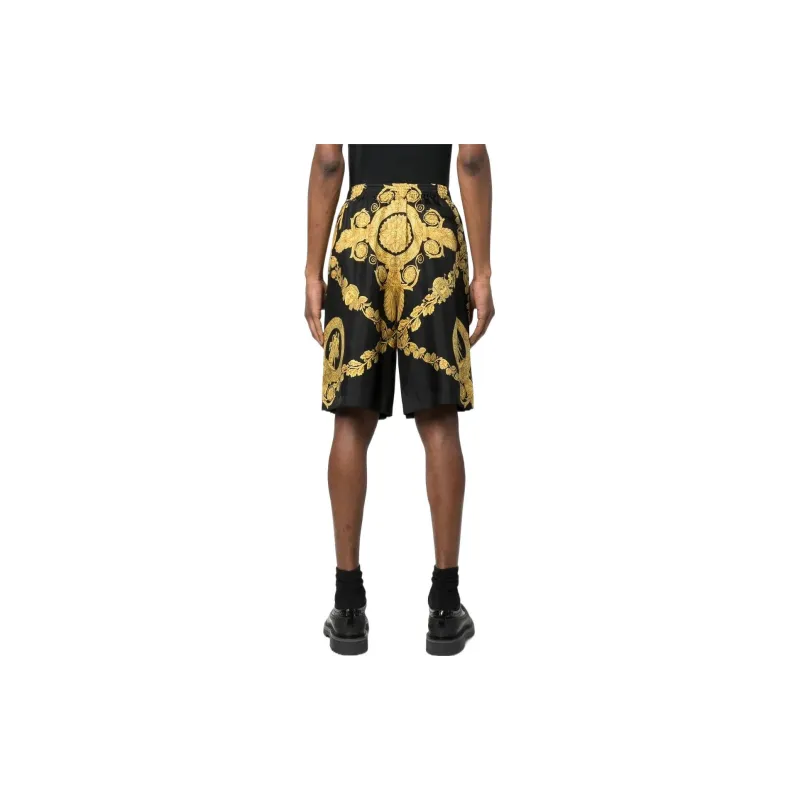 VERSACE Silk Shorts-3
