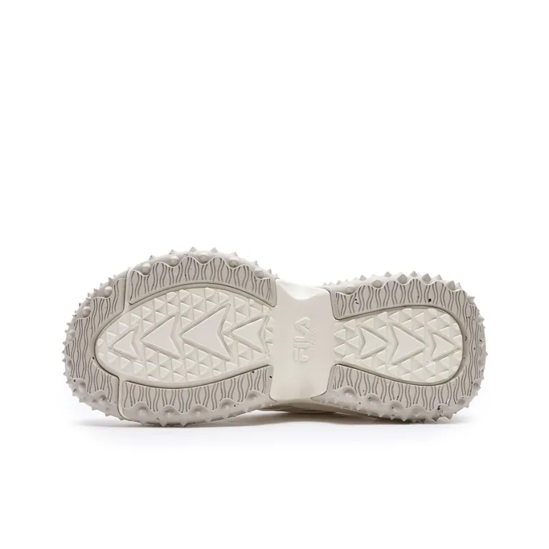 FILA Fish Spine 3rd Generation Non slip And Sweat wicking Low Top Running Shoes Women's Tofu White-5