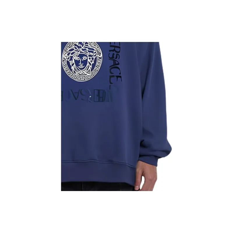 VERSACE Sweatshirts Men Blue-2