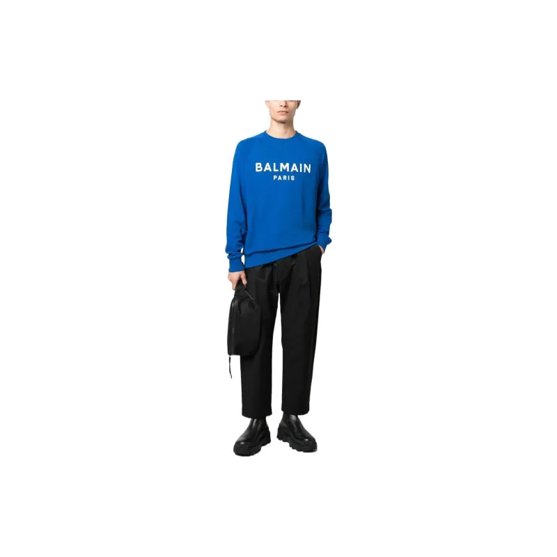 BALMAIN FW22 Sweatshirt Men's Blue-1
