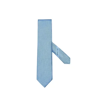 Ermenegildo Zegna Jacquard Pointed Tip Tie