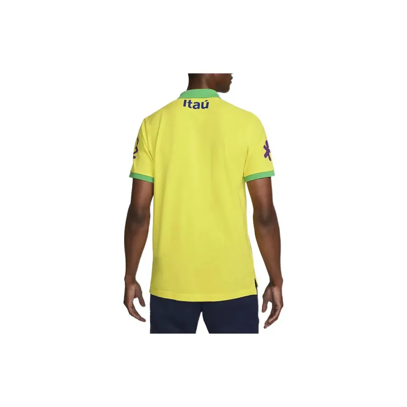 Nike Polo Shirts Men Yellow-3