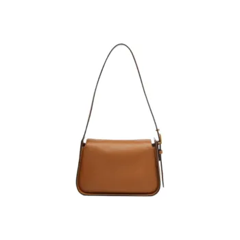 SAM EDELMAN Cow Leather Handbag Shoulder Bag Small Size Women's Dark Brown/Chocolate