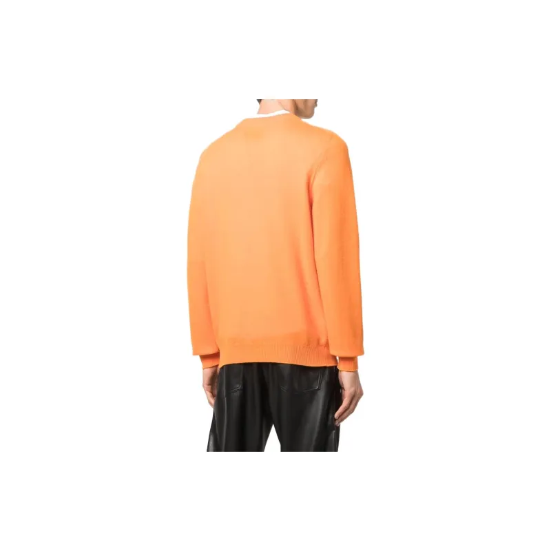 MOSCHINO Cashmere Sweaters Men Orange Red-3
