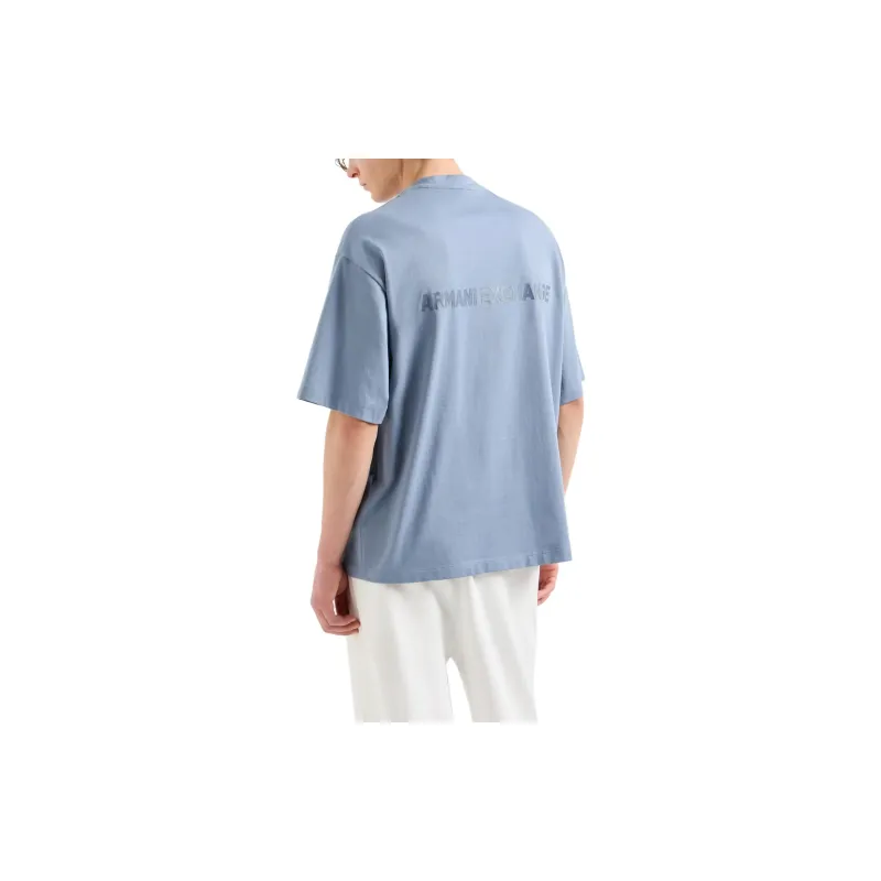 ARMANI EXCHANGEAE T Shirt Men's Haze Blue-1