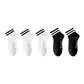 Milk White Double Stripe 3+Black Double Stripe 2