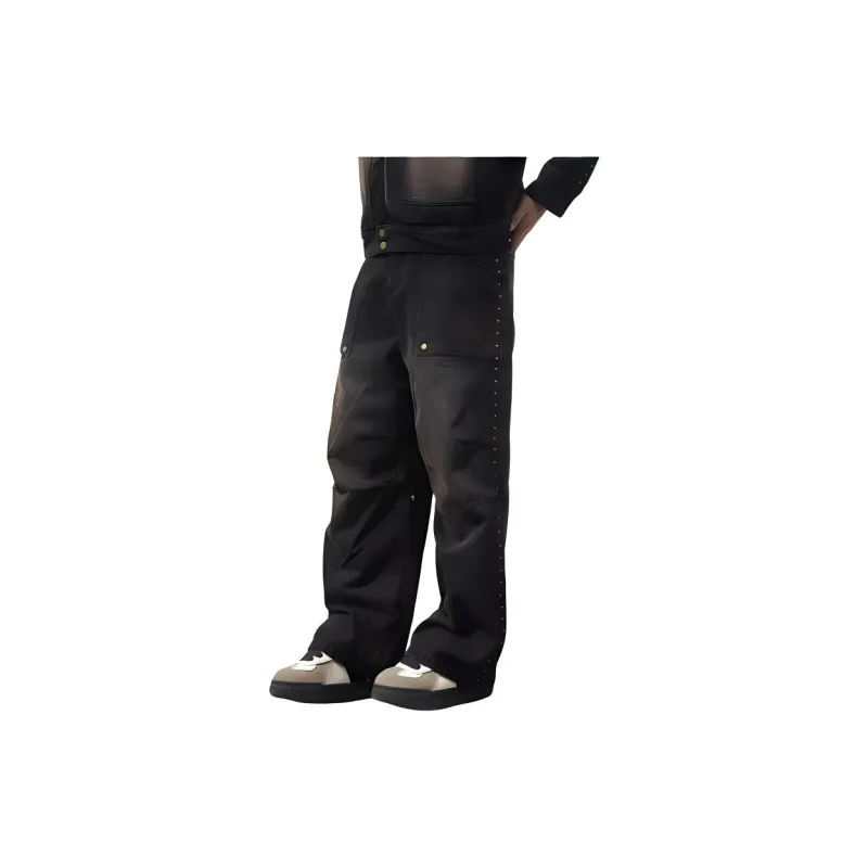 FAKE VINTAGE Jeans Men Black-4