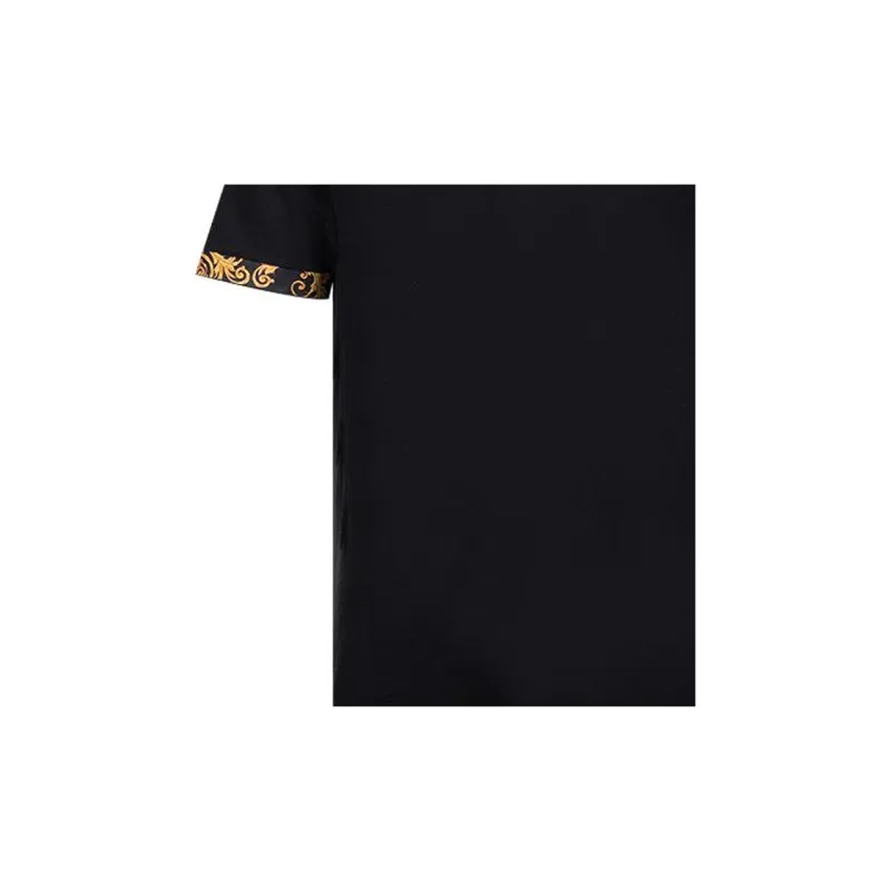 VERSACE SS23 Polo Shirt Men's Black-5