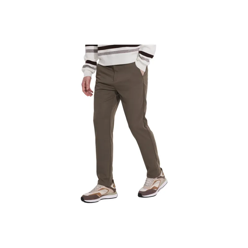 FAIRWHALE Casual Pants Men's Khaki-2