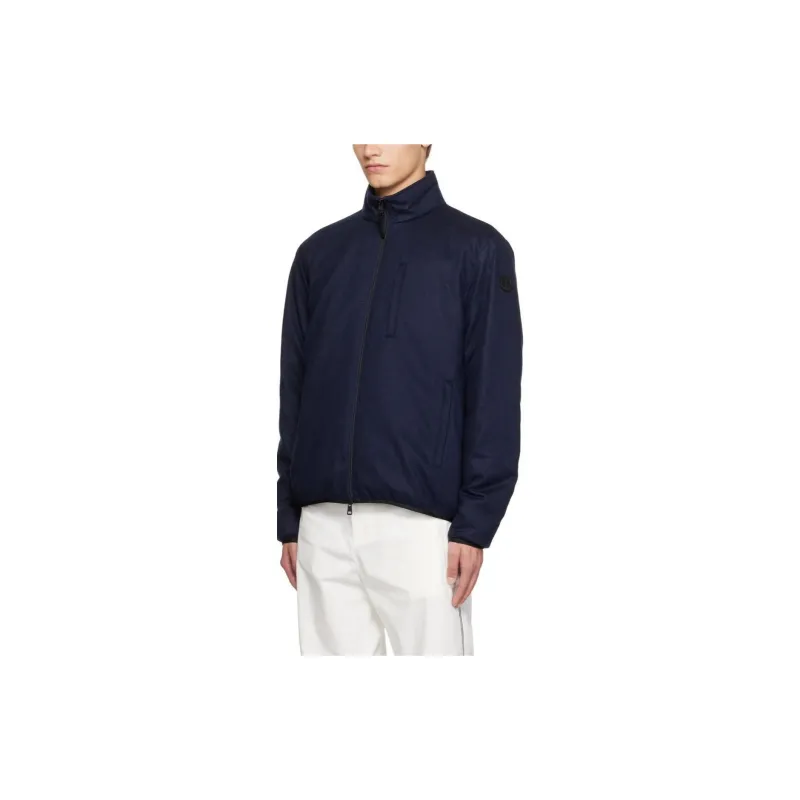 Moncler Jackets Coats Men's Navy Blue-1