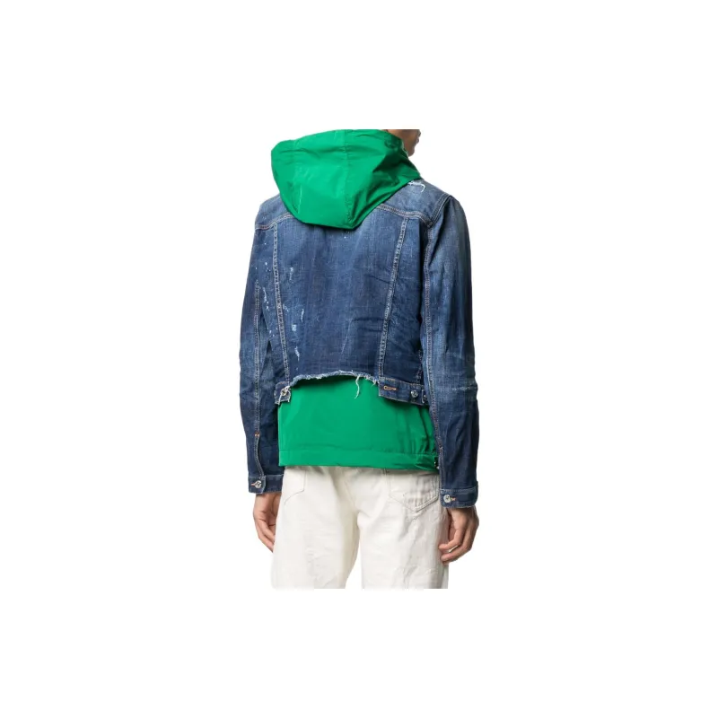 DSQUARED 2 Denim Jackets Men Blue-2