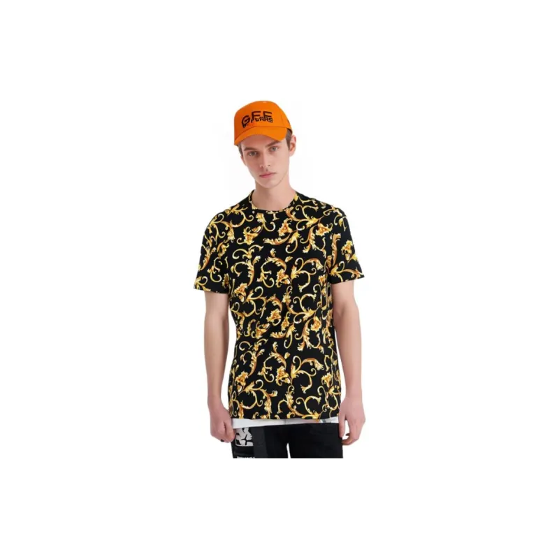 VERSACE T Shirts Men Black-4