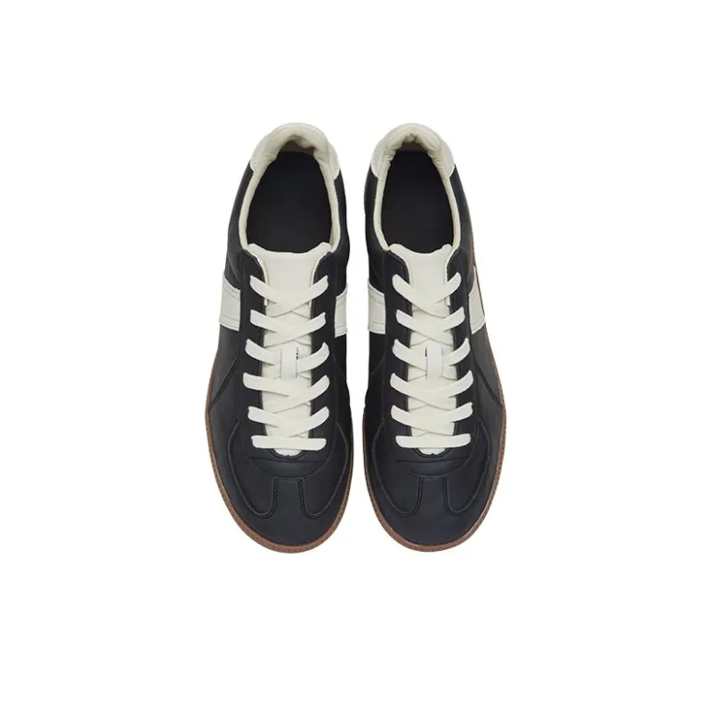 Norman Walsh Breathable And Lightweight Low Top Running Shoes Unisex Black White-4