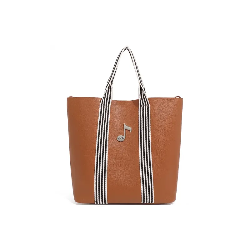 KKA PU Handbag Regular Women's Brown/Black/White-2