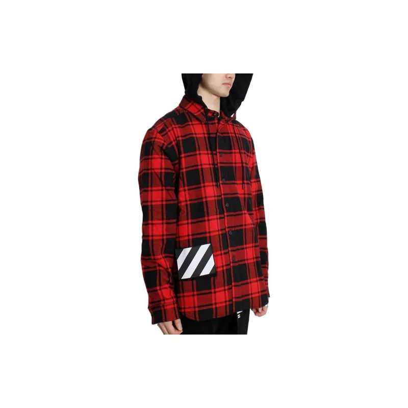 OFF WHITE Shirts Men Red-1
