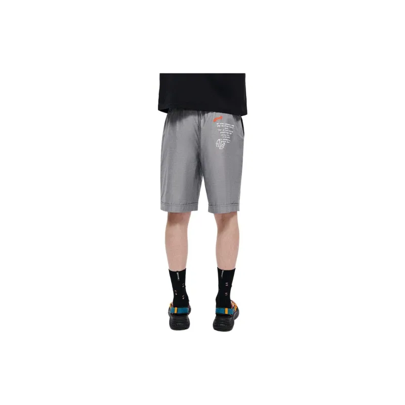 FILA FUSION BASEBALL Series Casual Shorts Men's Black-4