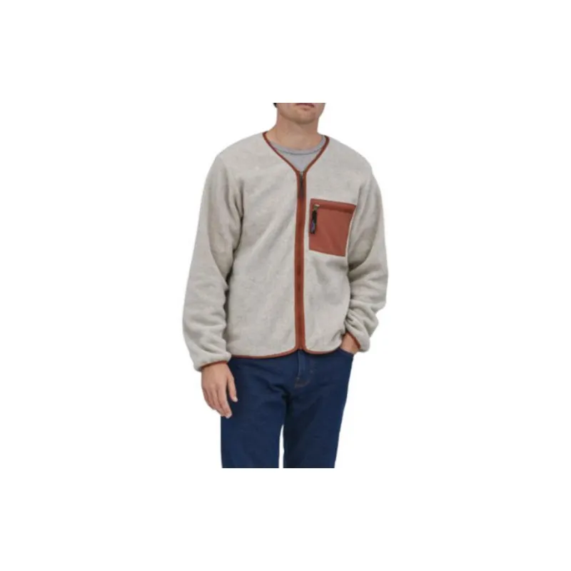 Patagonia Synchilla Jackets Unisex Gray White-2