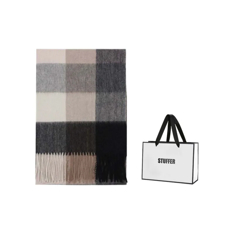 STUFFER 100% Pure Wool Knit Scarves Unisex-2