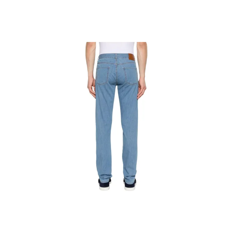 Canali Mid rise Slim fit Jeans-4
