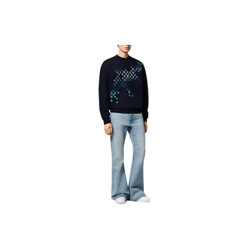 LOUIS VUITTON 1AFVIV Embroidered Cotton Sweatshirt-1